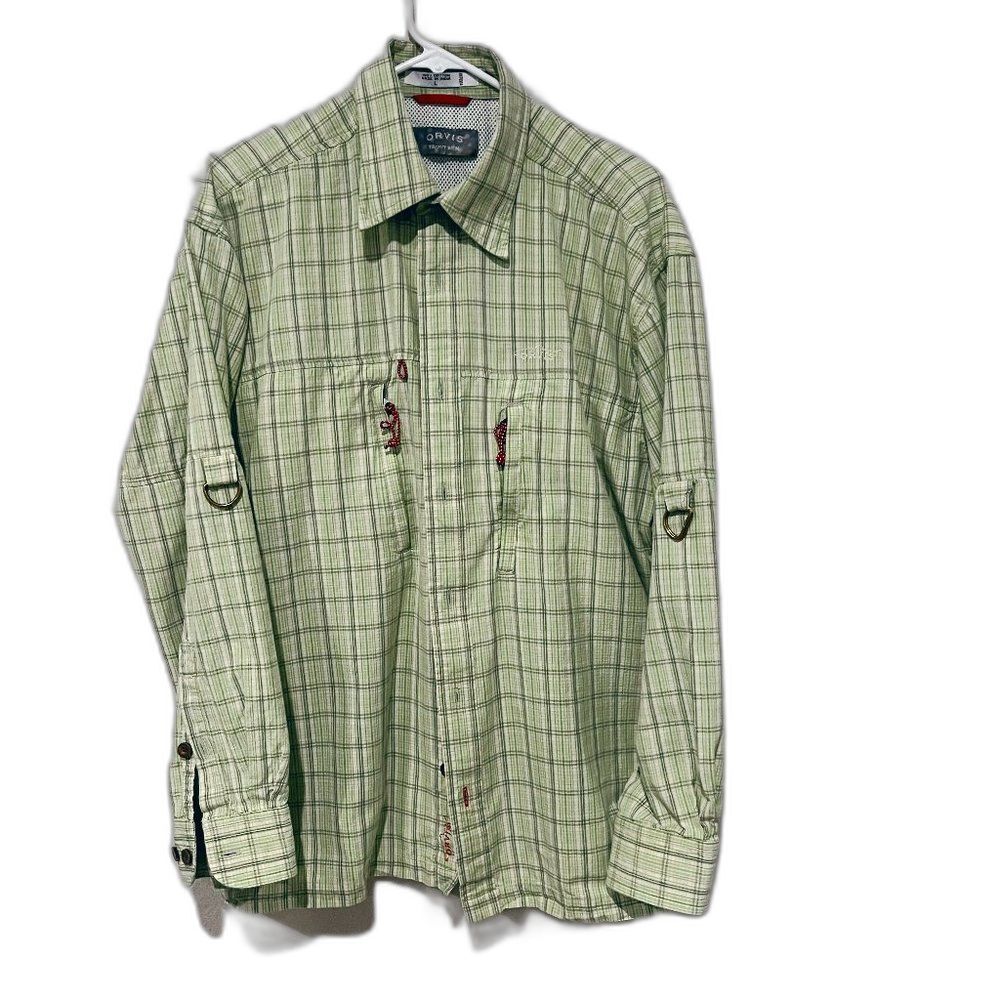 Orvis Trout Bum Men's L Fishing Outdoor Long Sleeve Shirt